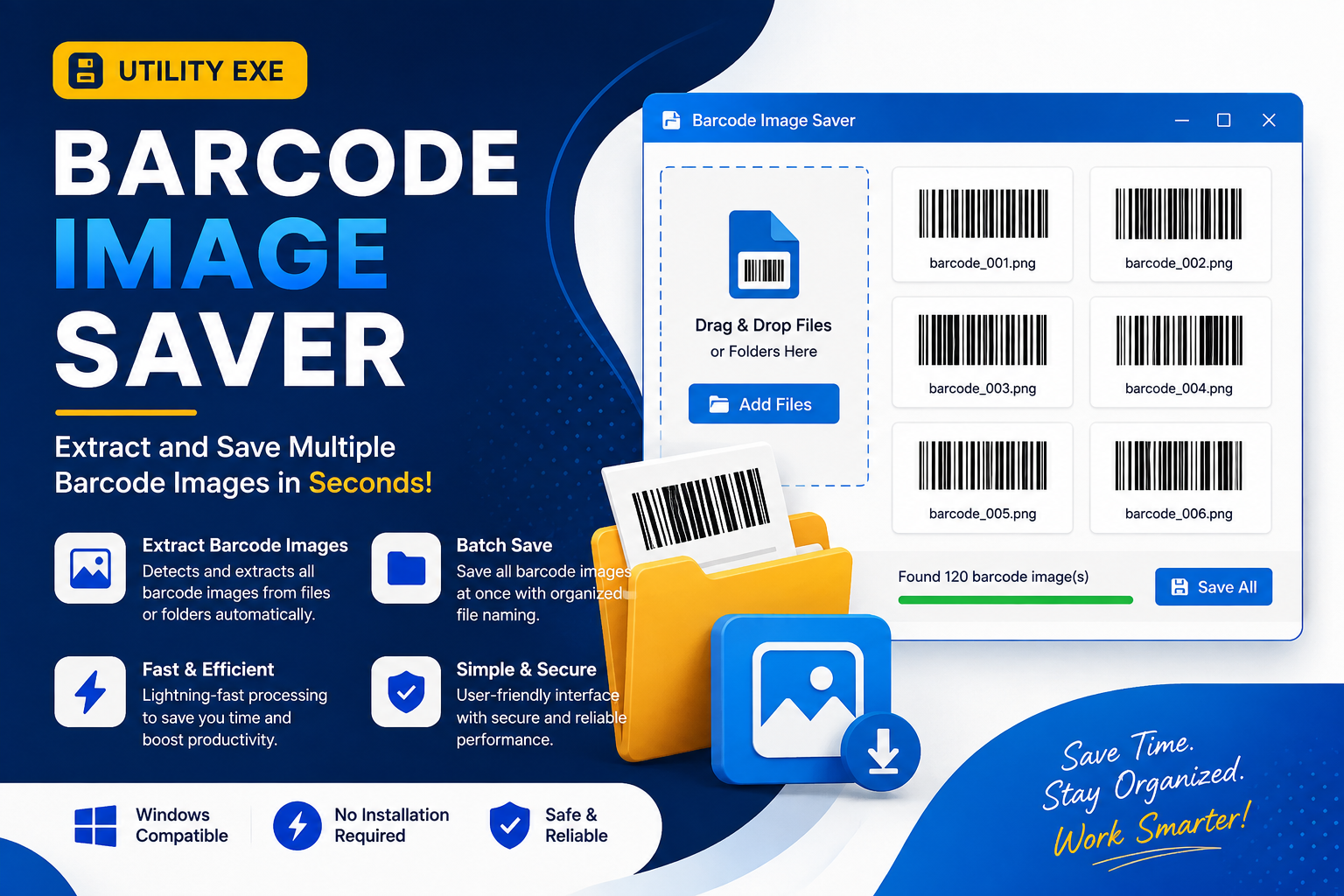 bulk barcode image saver